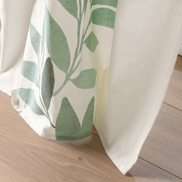 Fehér-zöld függöny 140x260 cm Nymphea – douceur d'intérieur-image-2