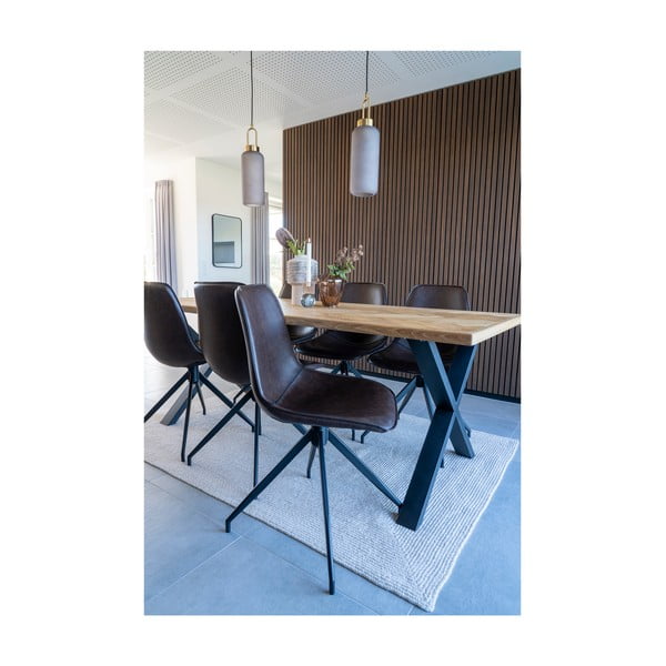 Barna étkezőszék szett 2 db-os Monaco – House Nordic-image-4