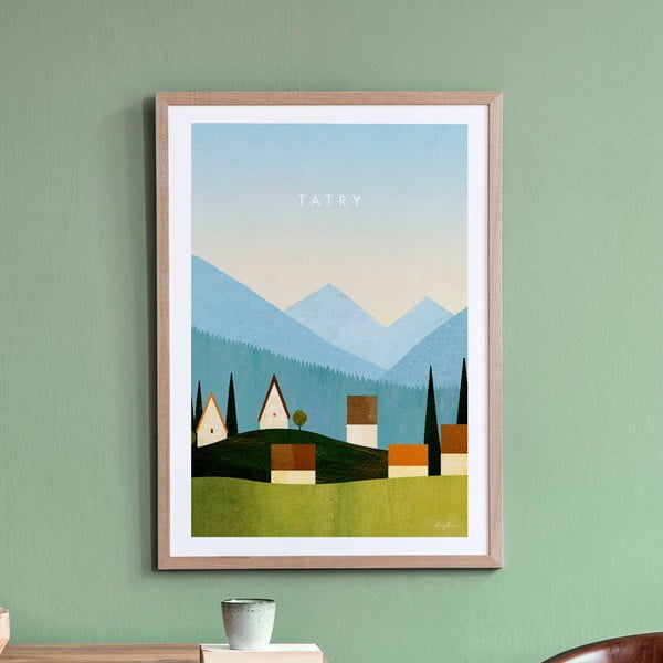 Poszter 50x70 cm Tatry – Travelposter-image-1