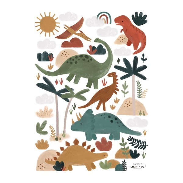 Matrica lap 30x42 cm Great Dinosaurs – Lilipinso