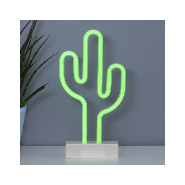 Cactus Neonlight zöld LED fénydekoráció - Best Season