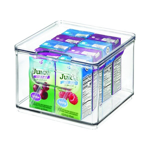 Átlátszó tárolódoboz fedéllel, 15,2 x 15,2 x 10,8 cm - iDesign The Home Edit-image-2