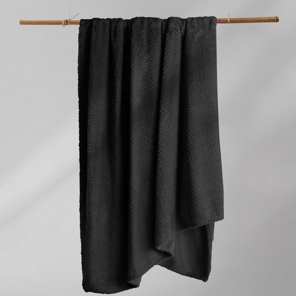 Henry fekete mikroszálas takaró, 150 x 200 cm - DecoKing-image-4