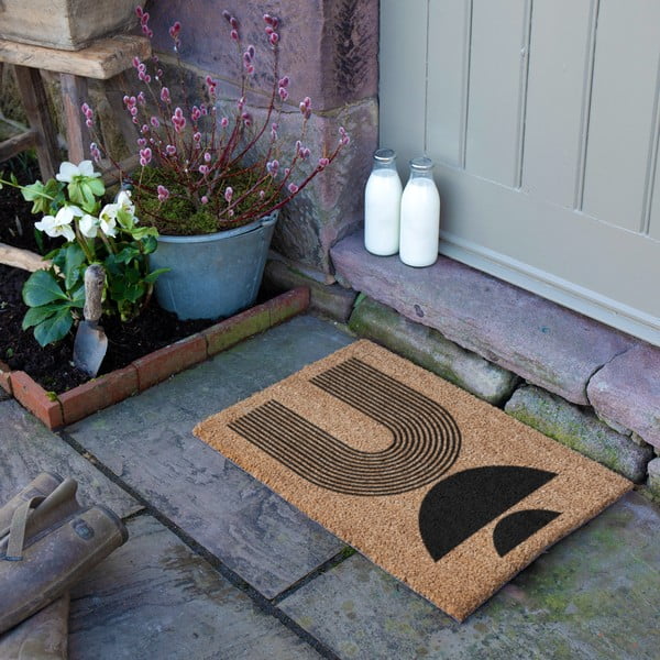 Kókuszrost lábtörlő 40x60 cm Half Moon – Artsy Doormats-image-2