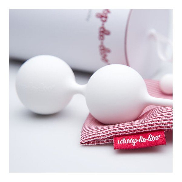 Stílusos fehér gésagolyók, 65 g - Whoop.de.doo-image-3