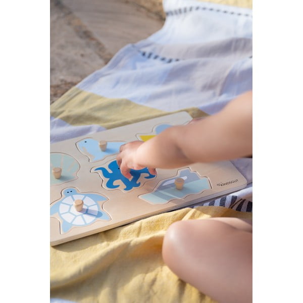 Fa formabeillesztős puzzle (részek száma 6) Ocean – Kindsgut-image-1