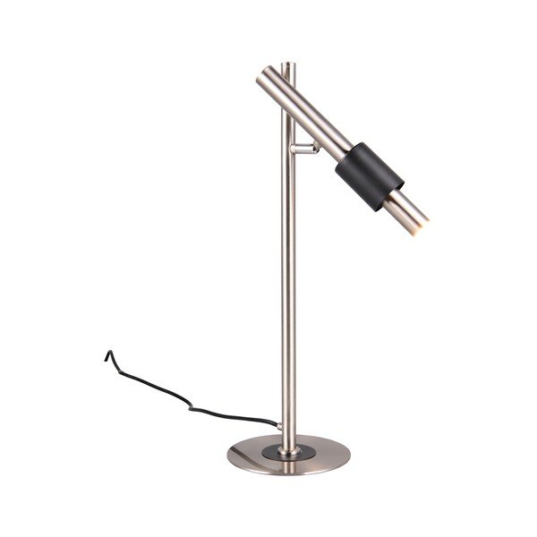 Fekete-ezüstszínű LED asztali lámpa (magasság 50 cm) Ikaris – Trio Select-image-3