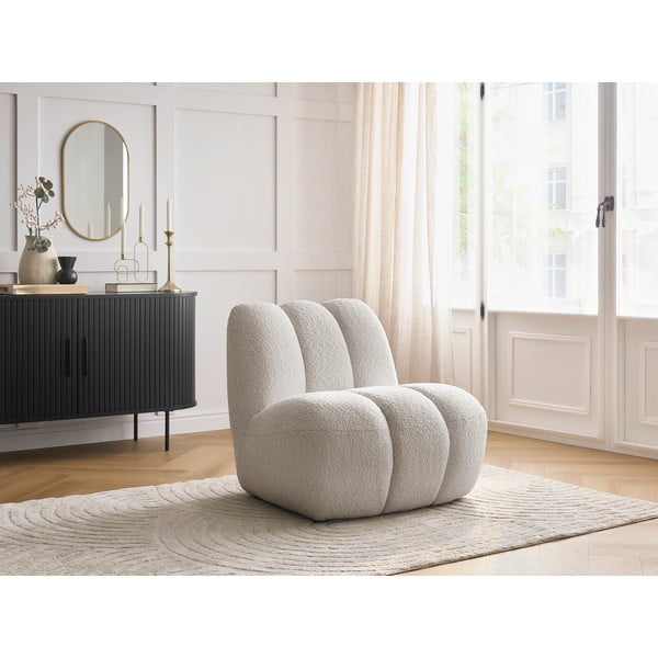 Bézs buklé fotel Janissaire – Bobochic Paris-image-1