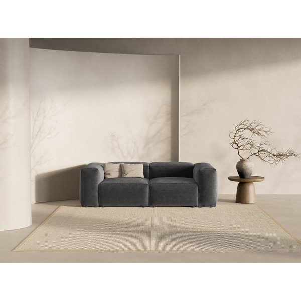 Sötétszürke kanapé 224 cm Bergamo – Cosmopolitan Design-image-1