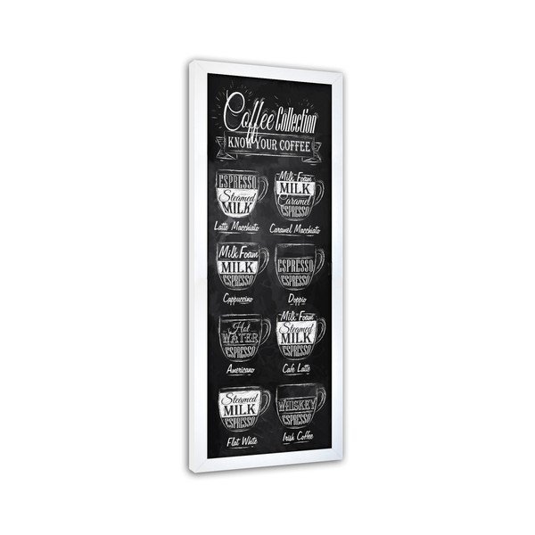 Modernpik Coffee Coll fali kép, 24 x 68 cm - Styler-image-1
