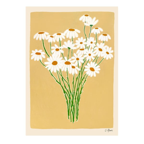Poszter 30x40 cm Daisies – Carla Llanos – The Poster Club
