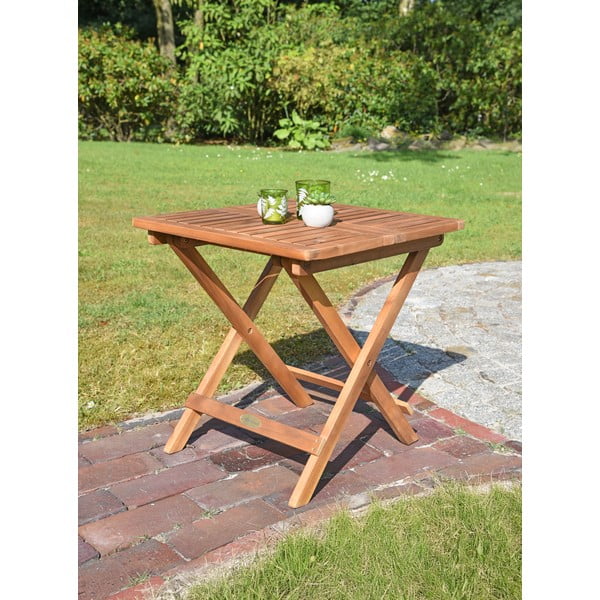 Akácfa kerti tárolóasztal 50x50 cm Cleveland – Garden Pleasure-image-1