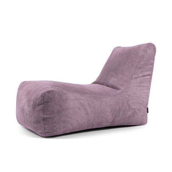 Lila kordbársony babzsákfotel Lounge – SLOWDOWN