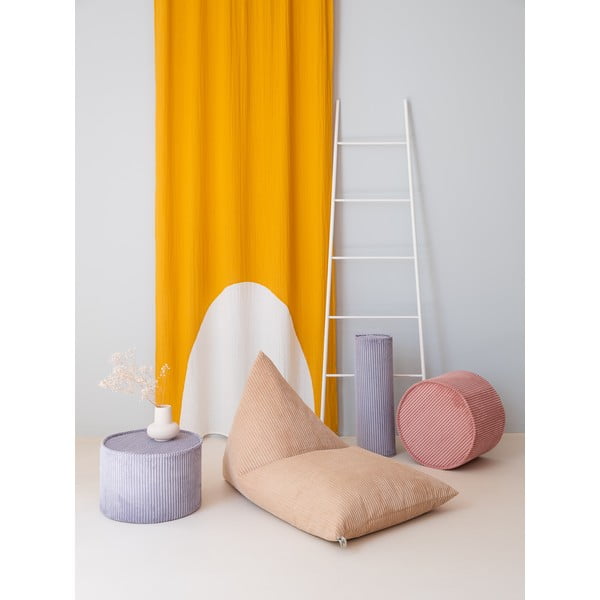 Világosbarna kordbársony gyerek babzsákfotel Big Lounger – Wigiwama-image-3