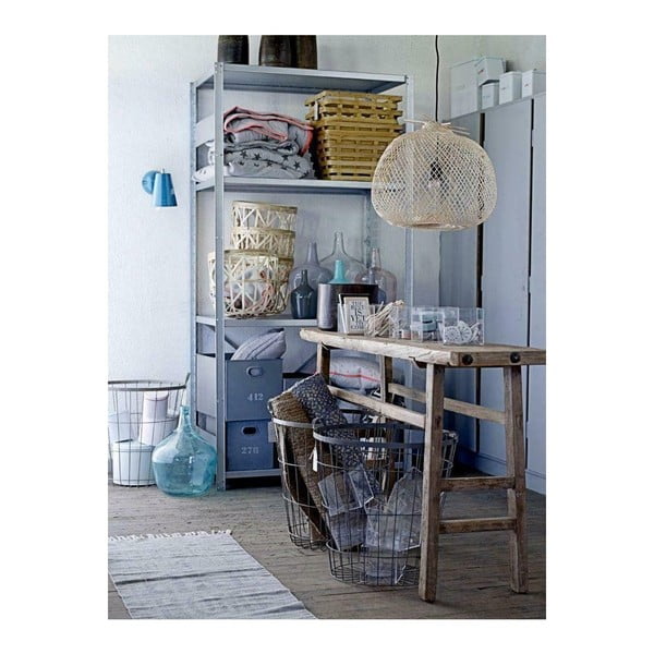 Natúr színű függőlámpa bambusz búrával ø 42 cm Rodi – Bloomingville-image-3