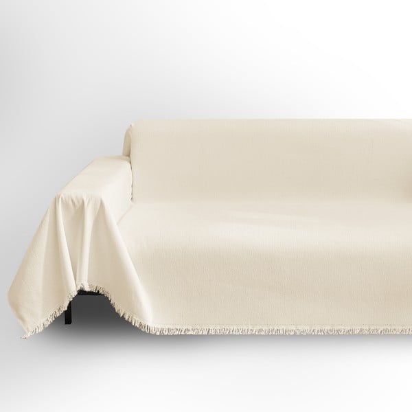 Krémszínű háromszemélyes kanapé huzat Talo – Filumi