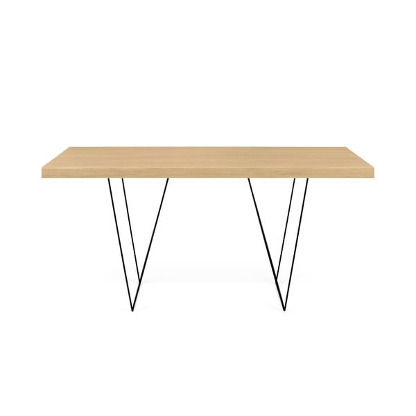 Multi asztal fekete lábakkal, 160 x 90 cm - TemaHome-image-1