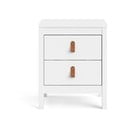 Fehér éjjeliszekrény Madrid - Tvilum