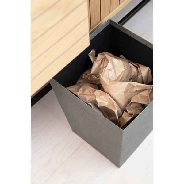 Szürke szemetes Sofia Canvas Paper Laminate – Bigso-image-3