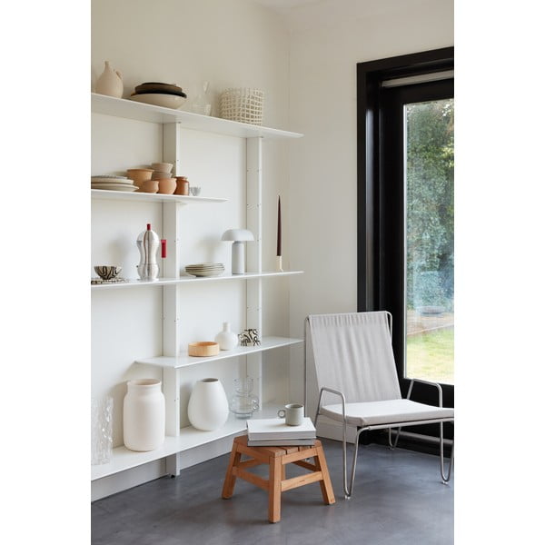 Fehér moduláris polcrendszer 162x190 cm Bridge – Tenzo-image-3