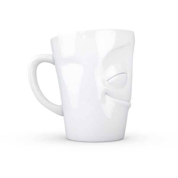 'Elégedett' fehér porcelánbögre, 350 ml - 58products-image-4