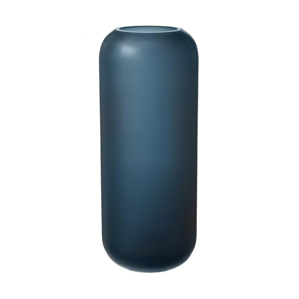 Bright kék üvegváza, magasság 30 cm - Blomus
