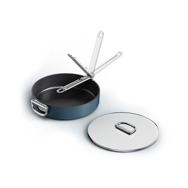 Serpenyő fedővel, kerámia felülettel ø 28 cm Space – Joseph Joseph-image-3