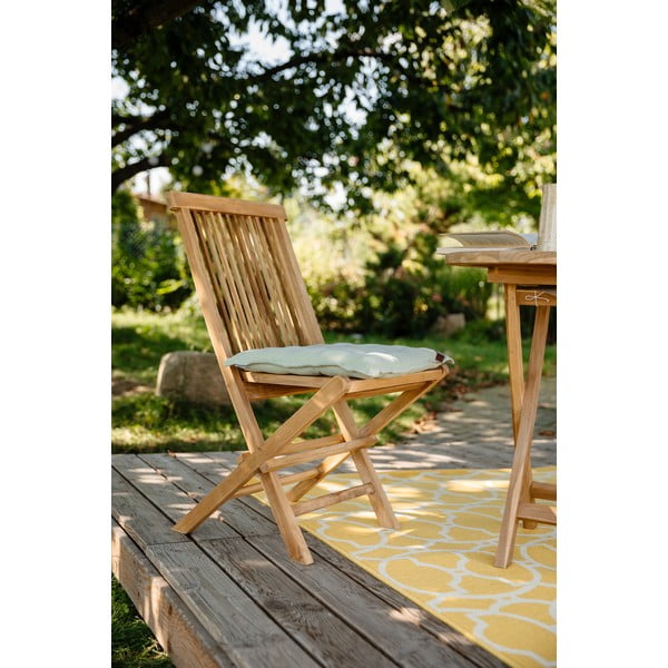 Natúr színű tömörfa kerti szék szett 2 db-os Toledo – House Nordic-image-1