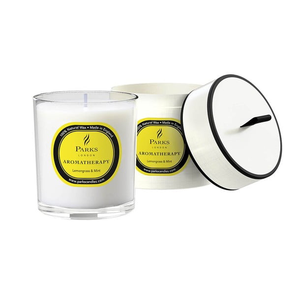 Aromatherapy citromfű és menta illatú gyertya, égési idő 45 óra - Parks Candles London-image-1