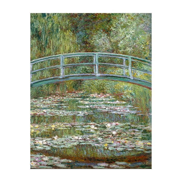 Bridge Over a Pond of Water Lilies, 50 x 40 cm - Claude Monet másolat