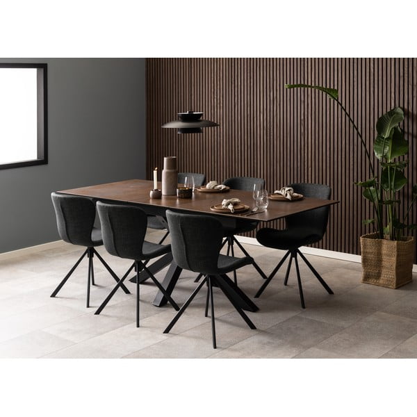 Sötétszürke étkezőszék szett 2 db-os Batilda – Actona-image-3