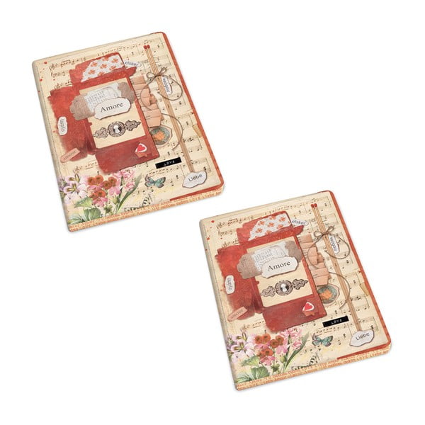 Füzet készlet 192 oldal 2 db-os A5 Love – Kartos-image-1