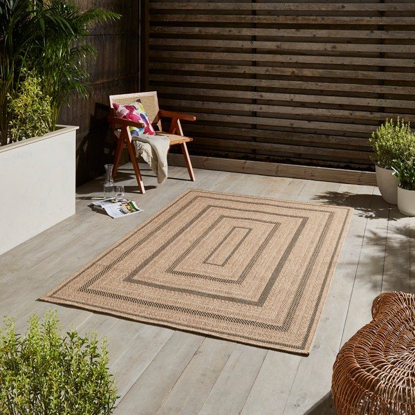 Világosbarna kültéri szőnyeg 120x170 cm Nomad – Think Rugs-image-1