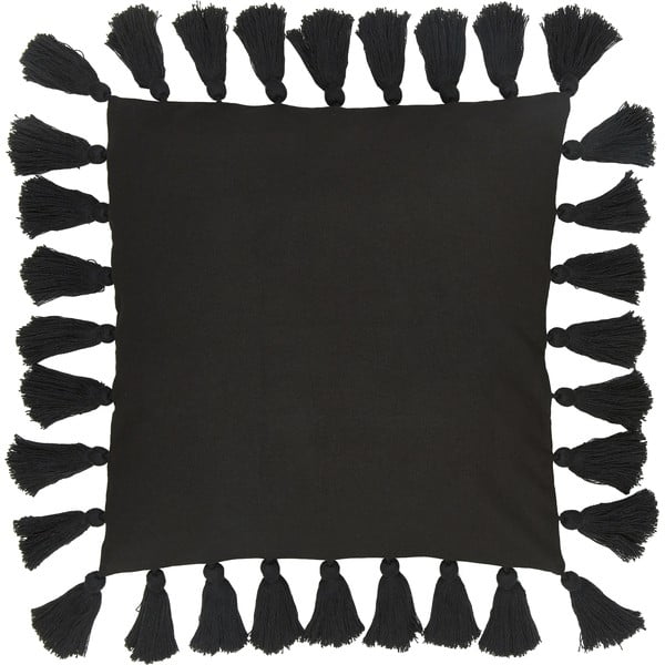 Shylo fekete pamut díszpárnahuzat, 40 x 40 cm - Westwing Collection