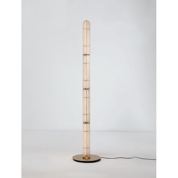 Sárgaréz színű fém LED állólámpa üveg búrával (magasság 165,5 cm) Gloree – Nova Luce-image-4