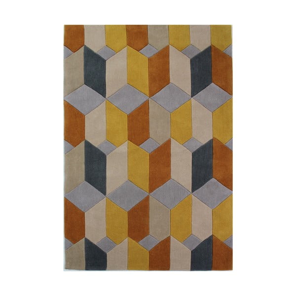Scope sárga szőnyeg, 80 x 150 cm - Flair Rugs