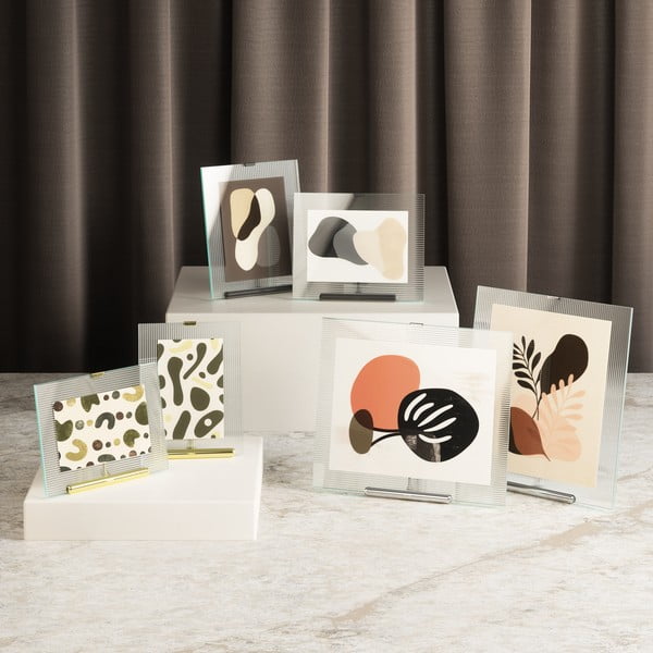 Fekete üveg álló képkeret 19x23 cm Flute – Umbra-image-4