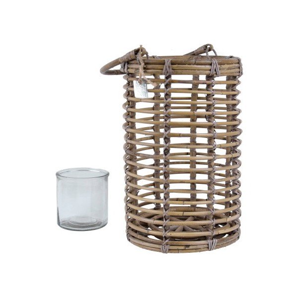 Nature lámpás rattanból, magasság 39 cm - Esschert Design-image-1