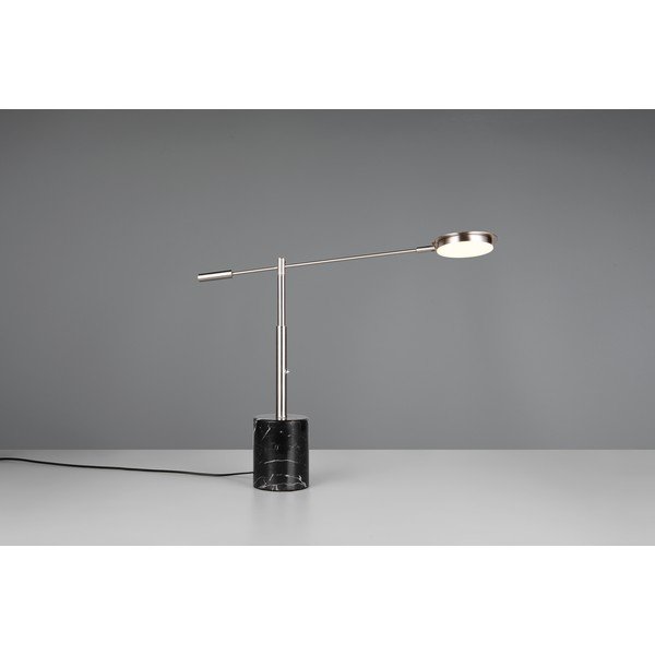 Fekete-ezüstszínű LED asztali lámpa (magasság 65 cm) Fiore – Trio Select-image-3