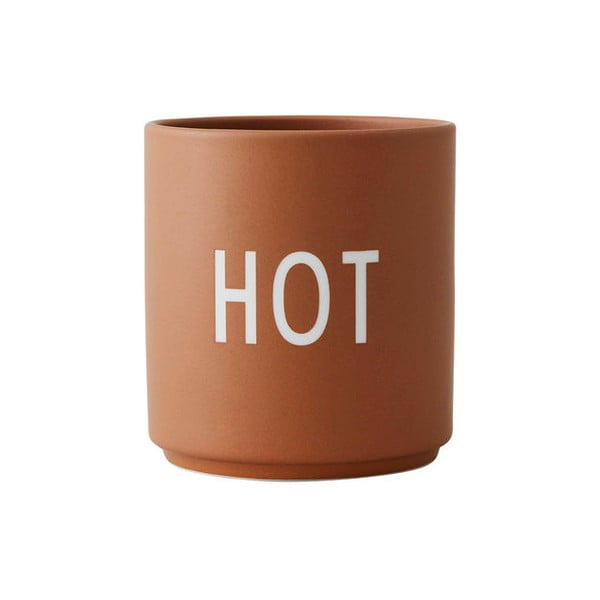 Favourite Hot Terrakotta narancssárga porcelánbögre - Design Letters