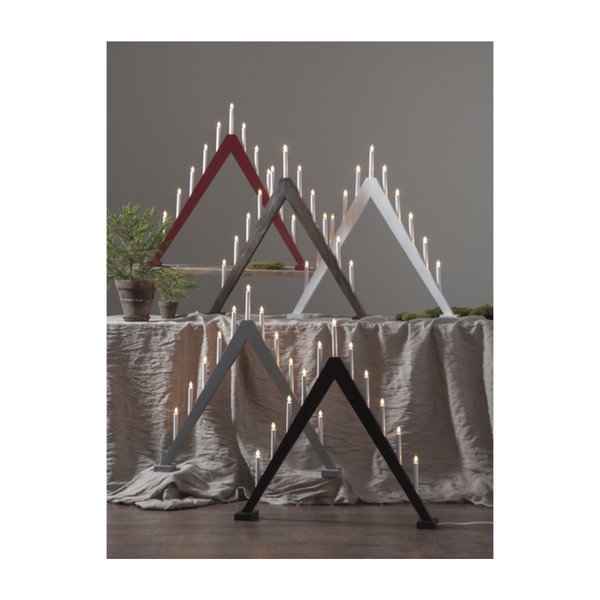 Trill fehér karácsonyi LED gyertyatartó, magasság 79 cm - Star Trading-image-3