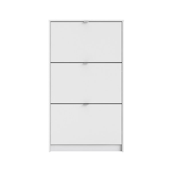 Fehér billenő ajtós cipőtartó Shoes – Tvilum-image-2