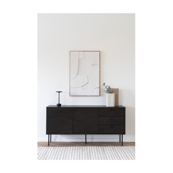 Fekete LED asztali lámpa (magasság 28,5 cm) Lyneham – House Nordic-image-2