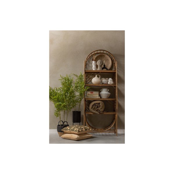 Natúr színű bambusz polcos állvány 65x170 cm OriEnt – Basiclabel -image-3