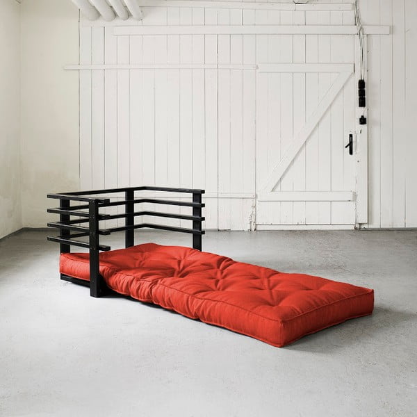 Funk Black/Red széthúzható fotel - Karup-image-1