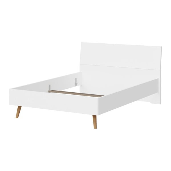 Monteo fehér egyszemélyes ágy, 140 x 200 cm - Germania