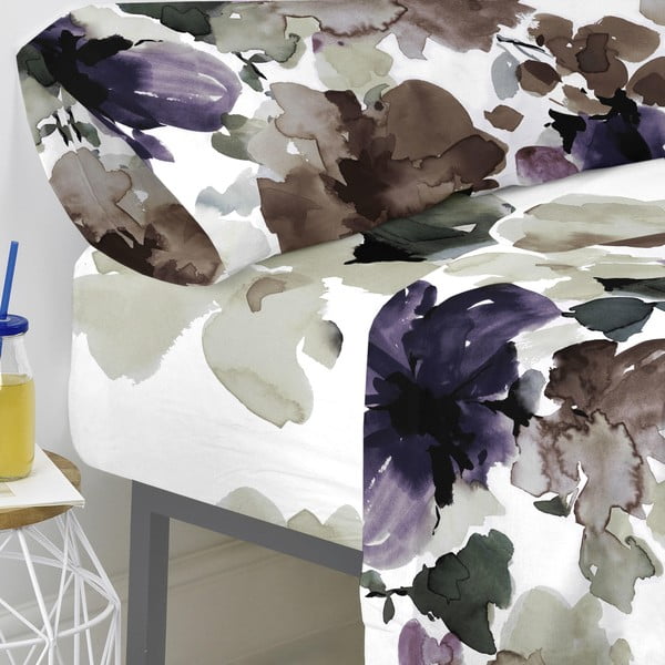 Basic Sunset Garden pamut lepedő, 140 x 200 cm - Happy Friday-image-3
