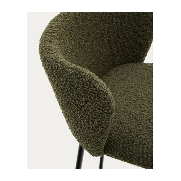 Zöld bárszék (ülésmagasság 65 cm) Ciselia – Kave Home-image-1