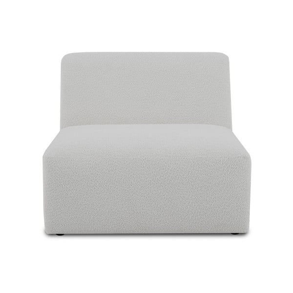 Fehér buklé kanapé modul (középső rész) Roxy – Scandic