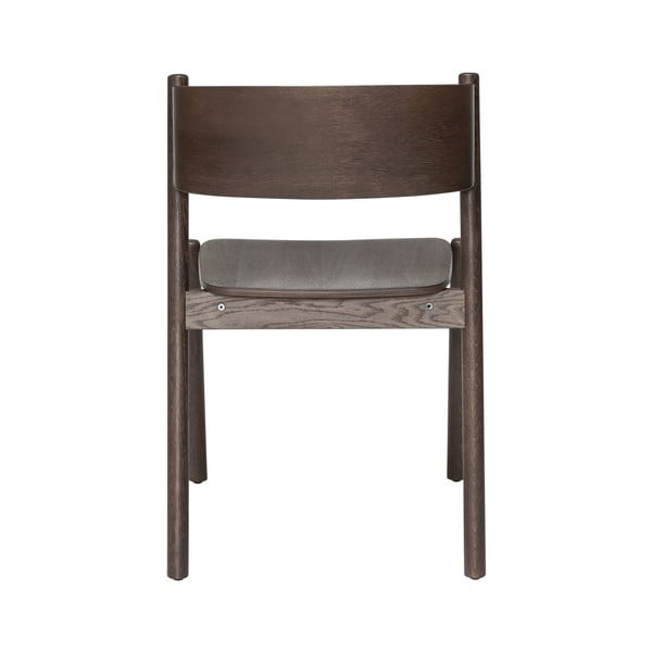 Barna tölgyfa étkezőszék Oblique - Hübsch-image-3